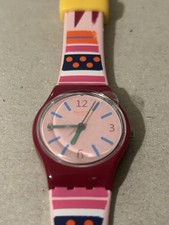 Swatch Laraka Matte Red